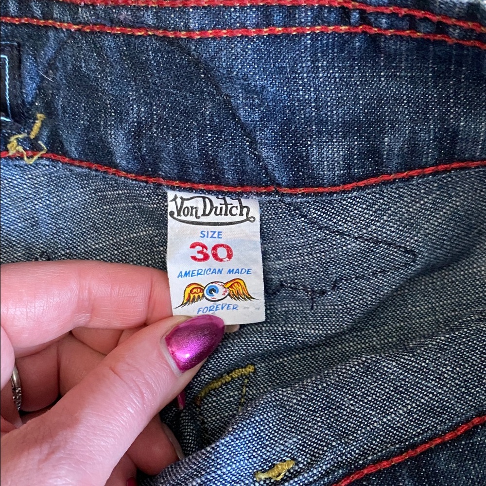 Von Dutch Y2K Indigo Jeans - Picture 5 of 6